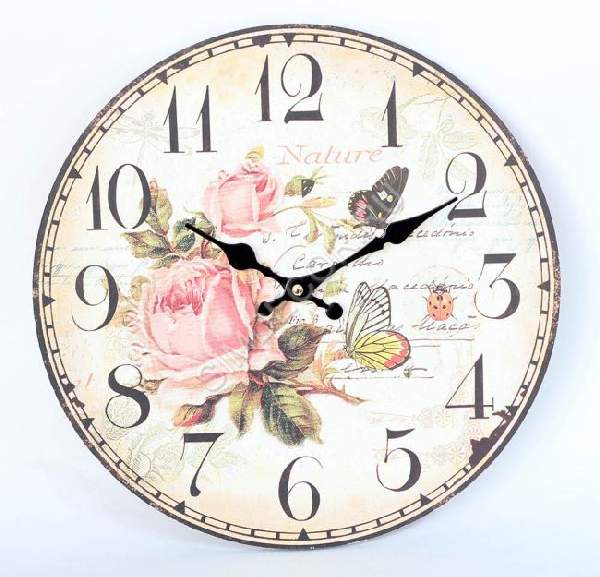 Часы в стиле Прованс: волшебный мир простоты и элегантности