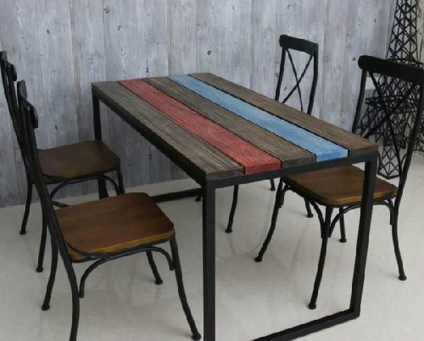 столы в стиле лофт фото, фото 11