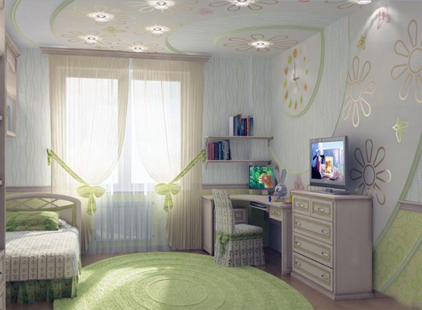 интерьер детской комнаты для девочки 12