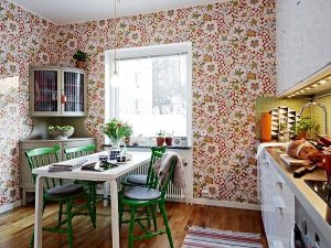 Моющиеся обои для кухни: советы по выбору и 70 фото