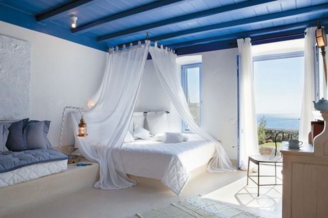 спальня в средиземноморском стиле