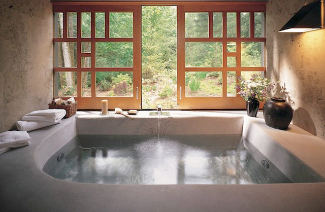 интерьер ванной в японском стиле