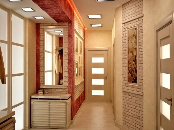 дизайн коридора в квартире в панельном доме