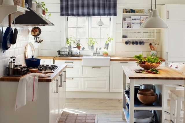 угловая кухня в скандинавском стиле фото 