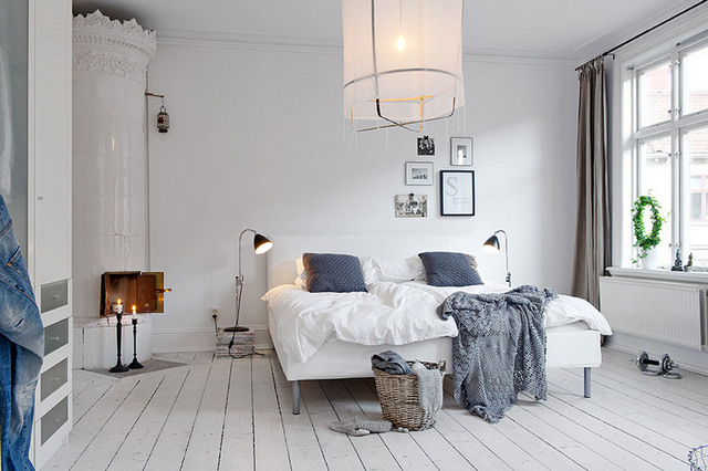 Спальни в скандинавском стиле фото