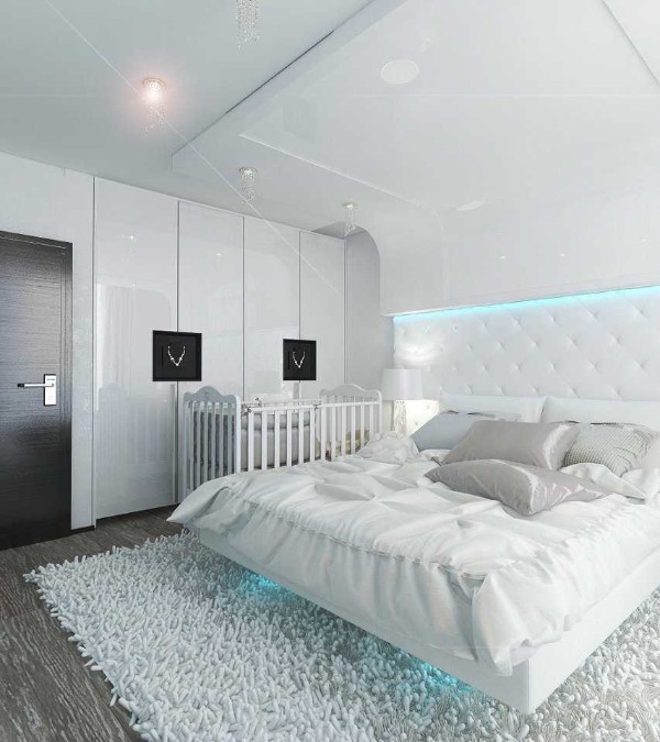 эффектная спальня в современном стиле 