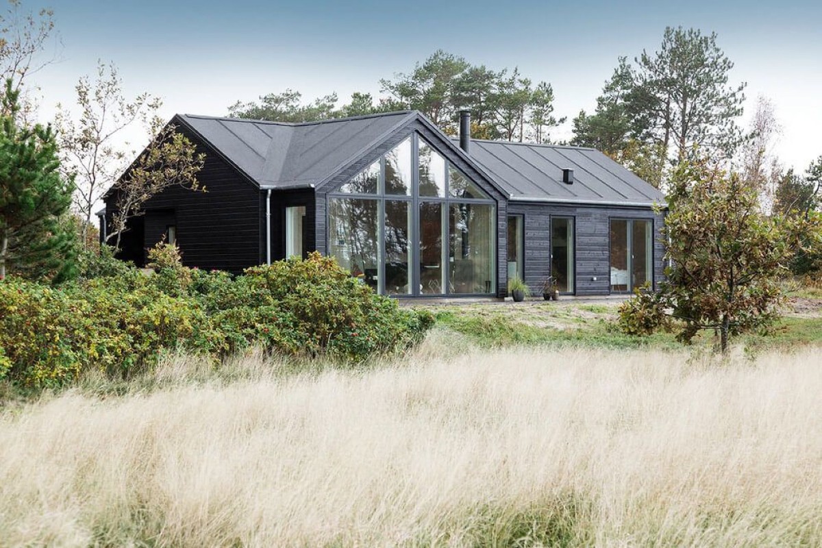 загородный дом в скандинавском стиле 