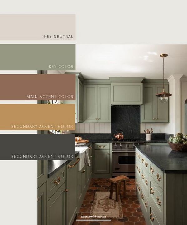 как сочетаются цвета между собой в интерьере кухни фото 