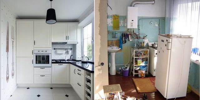 бюджетный ремонт квартиры до и после на фото 