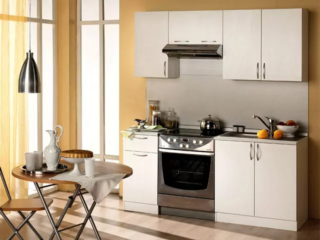 Дизайн маленькой кухни гарнитуры - 95 фото